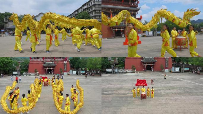 舞狮、舞金龙、中华传统技艺