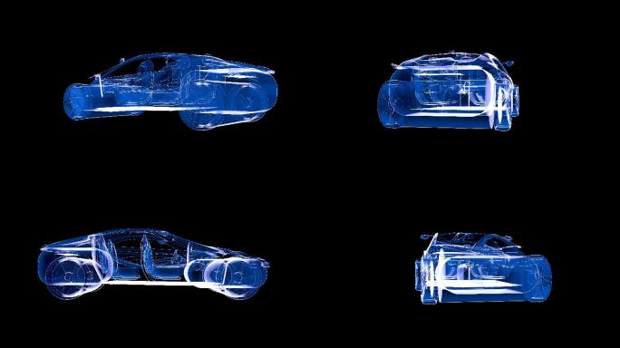 3D概念车设计特效视频