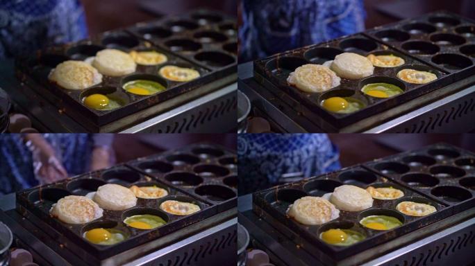 夜市美食小吃烧烤特写视频