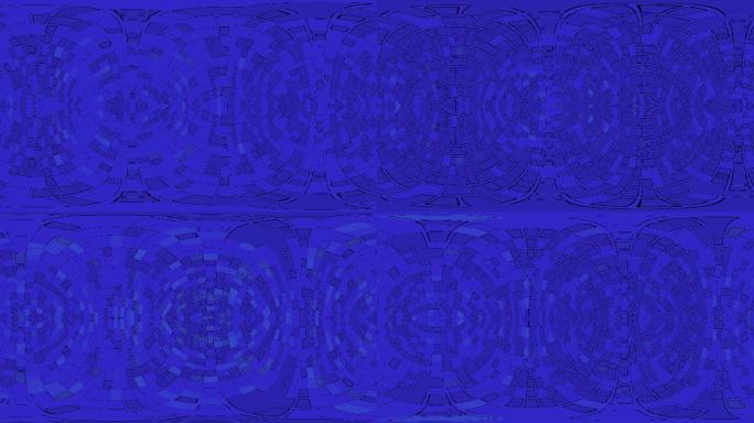 抽象蓝色方形闪烁素材视频元素