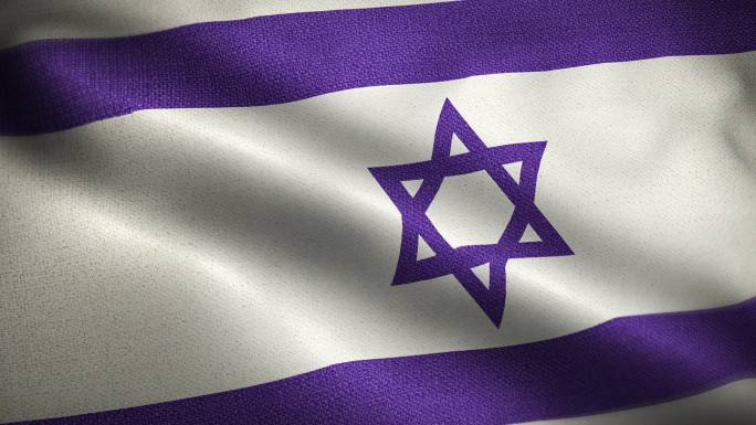 以色列国旗素材视频元素