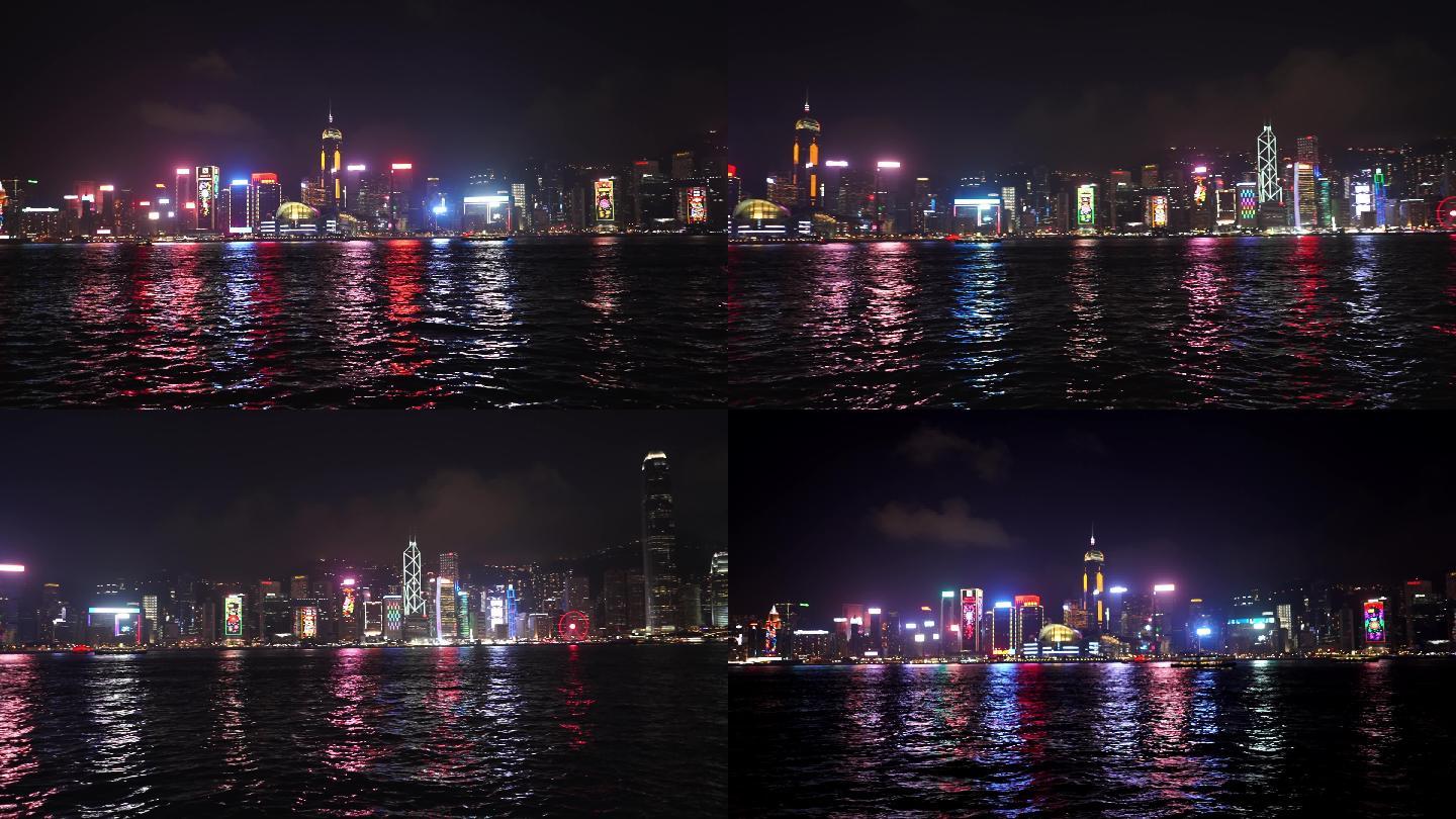 4K香港维多利亚夜景