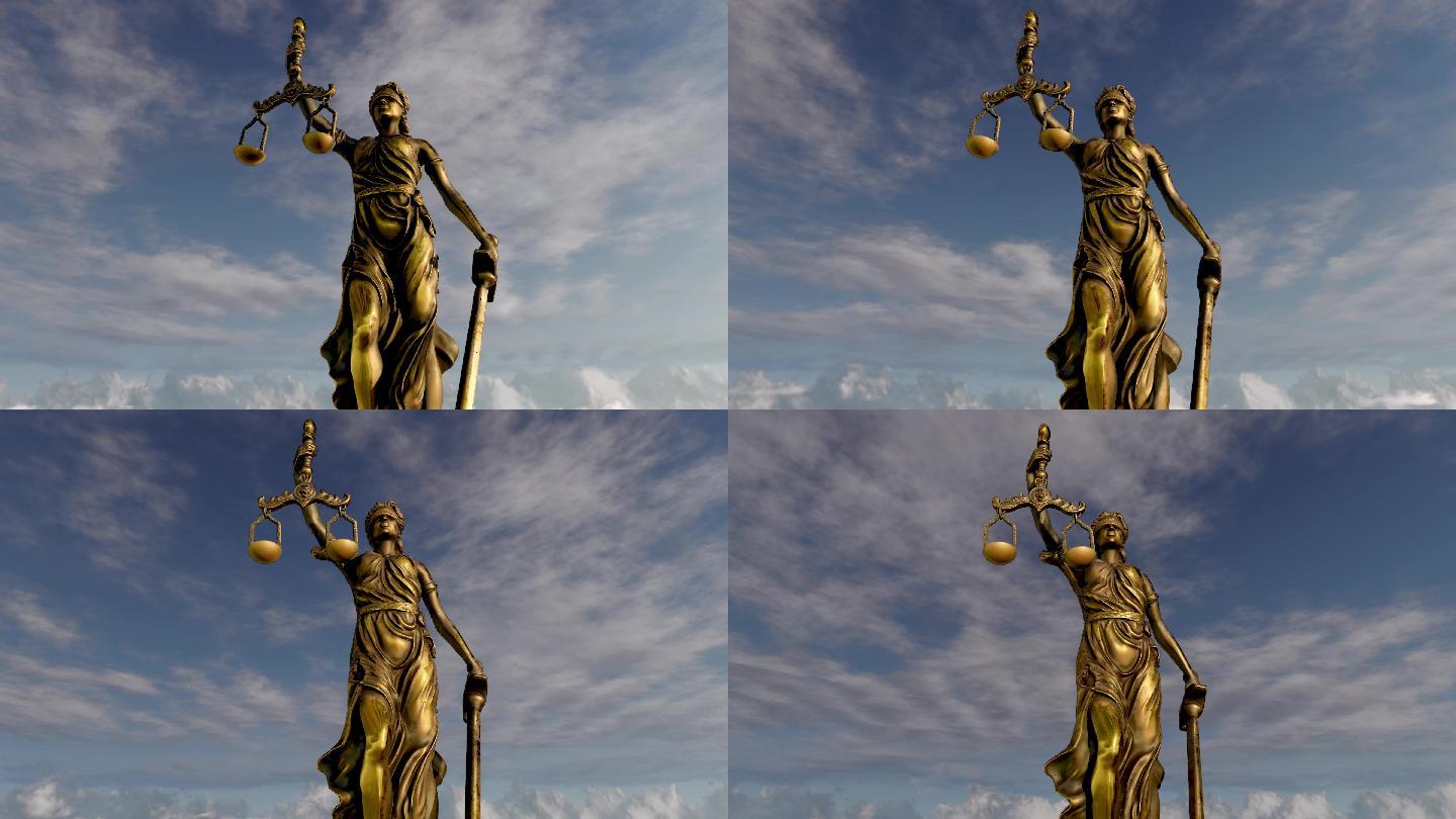 司法正义公平女神雕像