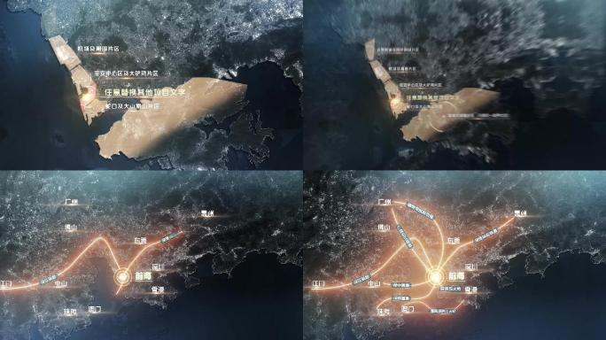 原创前海区位地图