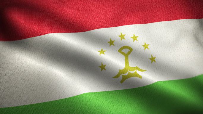 塔吉克斯坦国旗动画