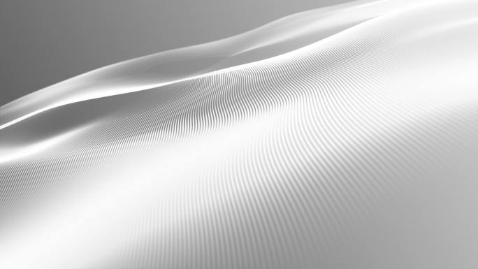 抽象白色柔和背景线条波动流动简洁纹理肌理