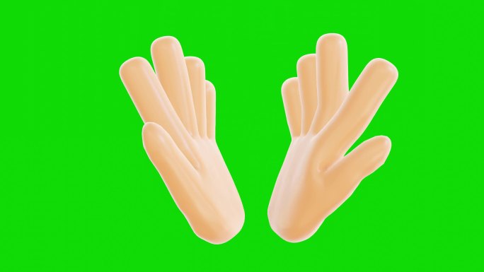 拍手动画双手何时手指