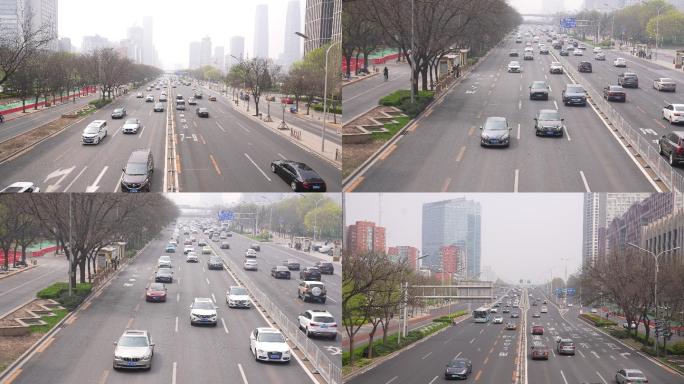 北京雾霾 车流延时 城市交通（原片）