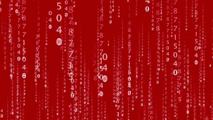二进制代码数据流黑客帝国变换变化