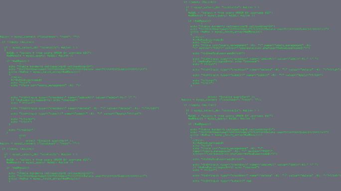 计算机源代码动画计算机编程字母绿色字母