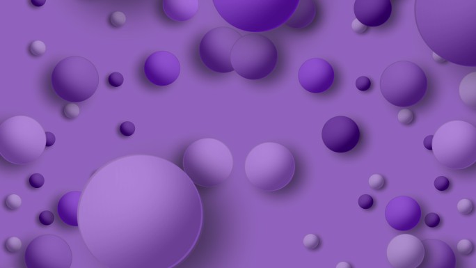 紫色球体动画梦幻唯美背景失真流动液体