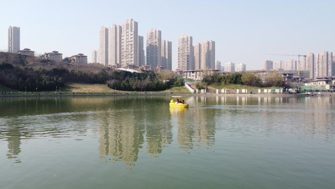 雁鸣湖航拍