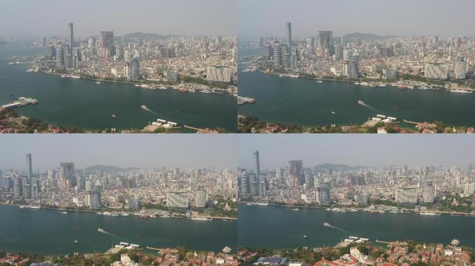 4K原素材-航拍厦门城市全景