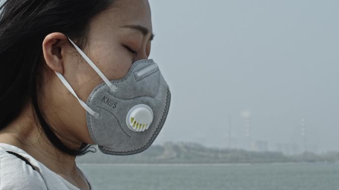 4k 雾霾污染咳嗽空气质量呼吸道疾病健康