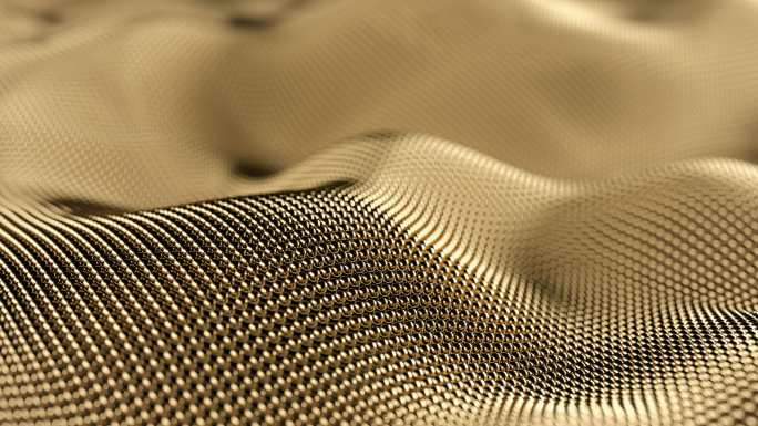 金粒子波背景布料材质纯棉化纤粒子海波动舞