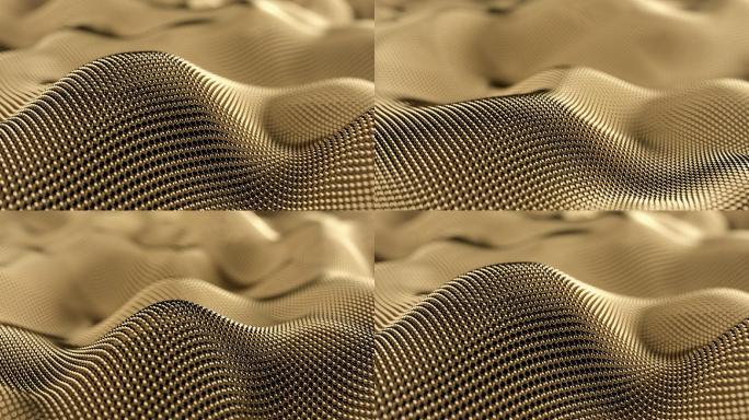 金粒子波背景布料材质纯棉化纤粒子海波动舞