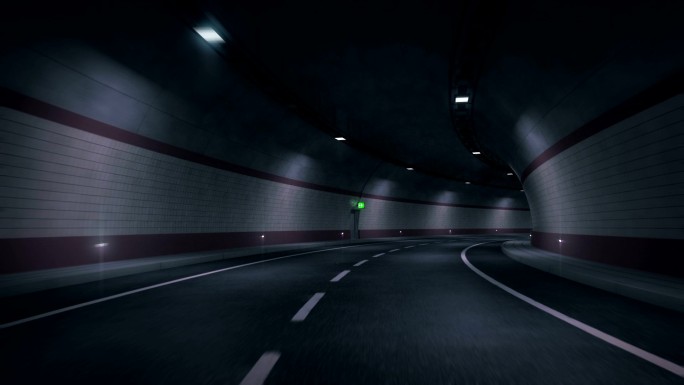 公路隧道特效视频