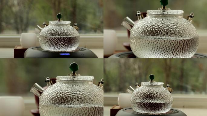 电陶炉玻璃壶烧水