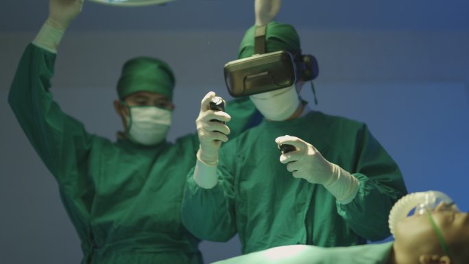 未来的外科手术。科技智能辅助设施