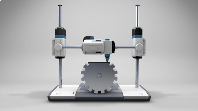 新工业革命3D打印设备工艺机械金属打印齿