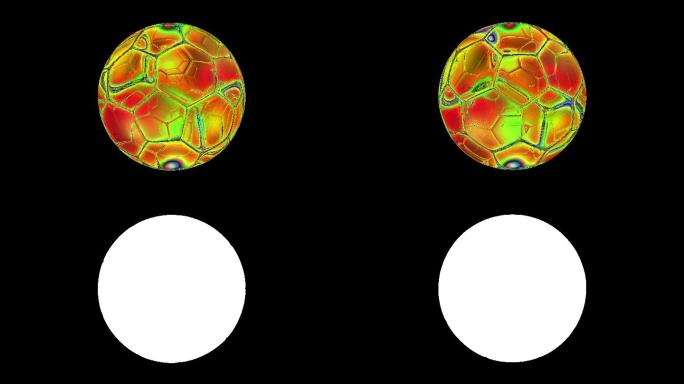 玻璃足球特效视频