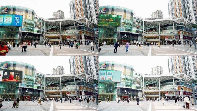 重庆龙湖北城天街延时摄影