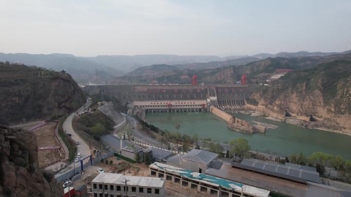4k原创大型水利枢纽工程万里黄河第一坝A