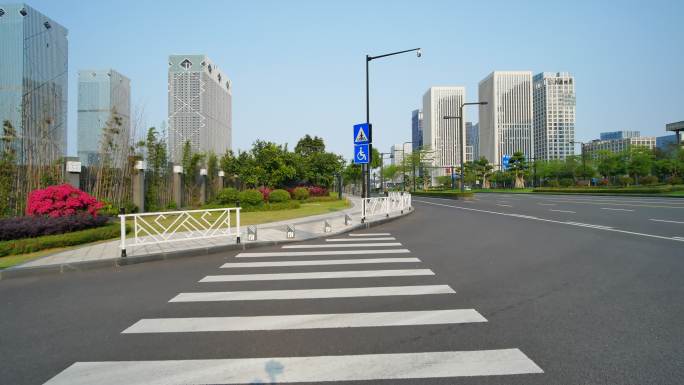 广西南宁五象新区东盟总部基地街景