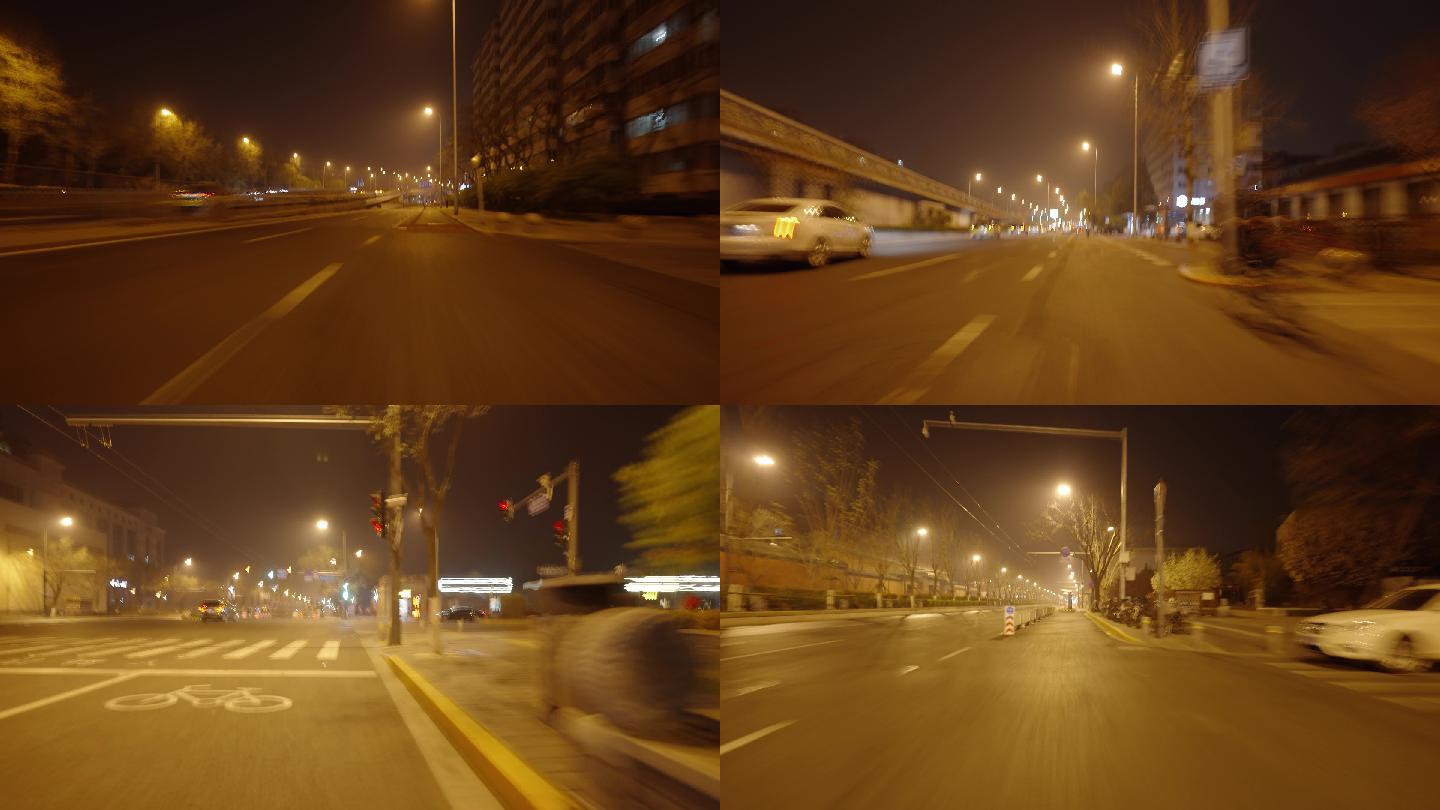 【4K】北京城市夜穿梭移动延时02