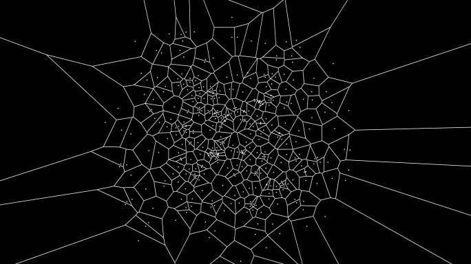 蛛网图案图形艺术网状线条点线面