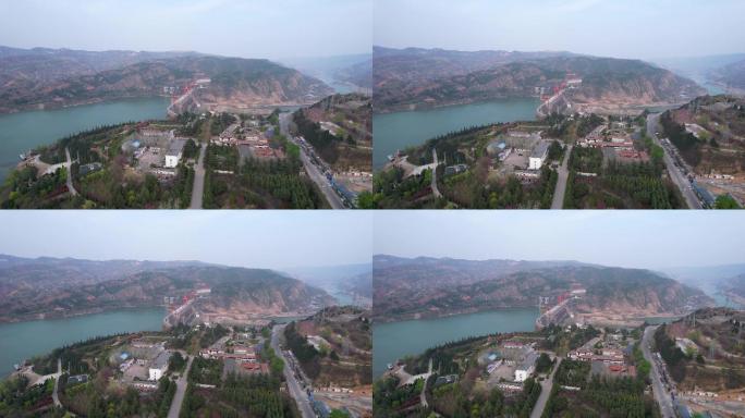 4k原创大型水利枢纽工程万里黄河第一坝A