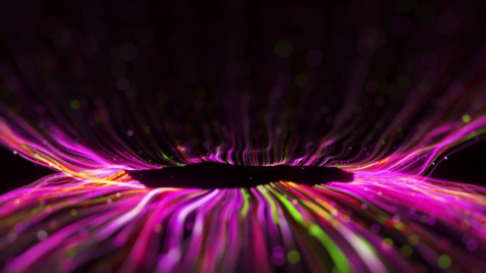 光纤抽象背景光线光束线条艺术舞美动画