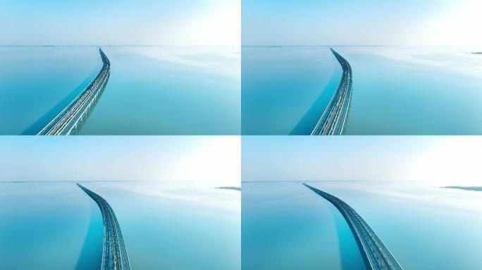 南京石臼湖大桥风光航拍4K御3调色