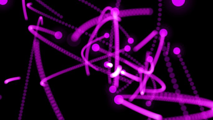 快速移动的紫色抽象线