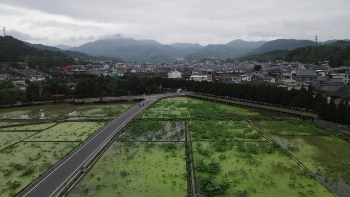 福建古田会议旧址5A景区航拍