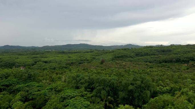 航拍屯昌梦幻香山芳香文化园