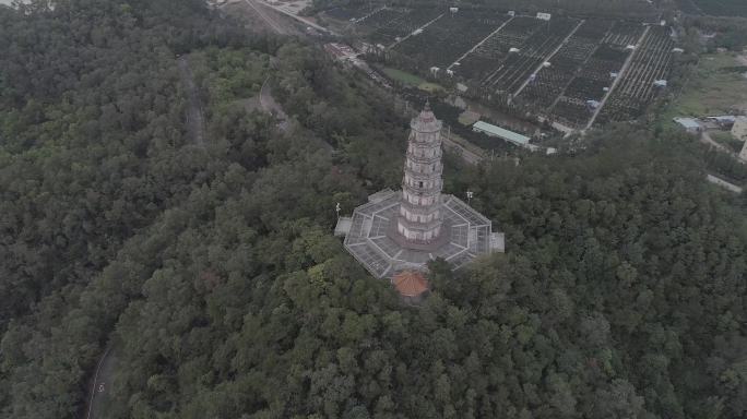 江门宣传片素材茶坑村凤山凌云塔江门旅游