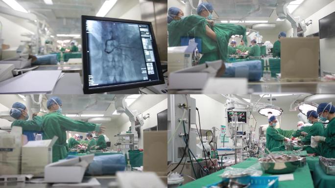 手术室视频 手术视频 心脏手术 微创介入