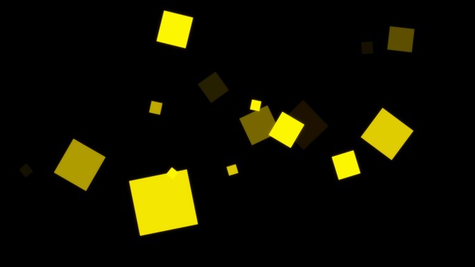 方块粒子旋转特效视频
