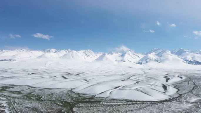 雪山航拍