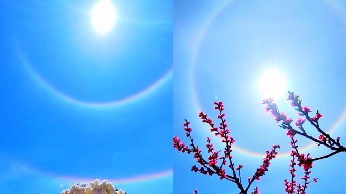 丽江的日晕 日虹 双层光环