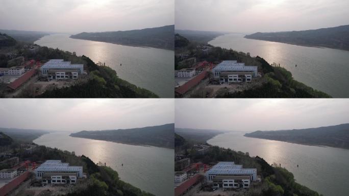 4k原创大型水利枢纽工程万里黄河第一坝A