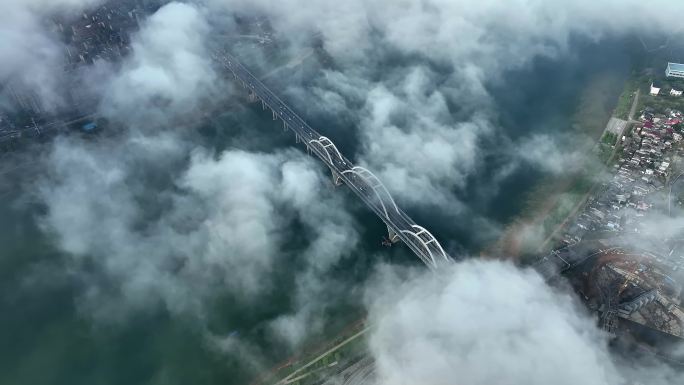 平流雾芦淞大桥