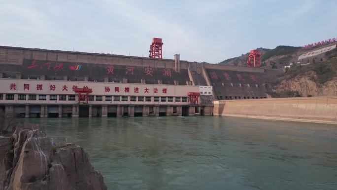 黄河安澜国泰民安气势恢宏黄河大坝A