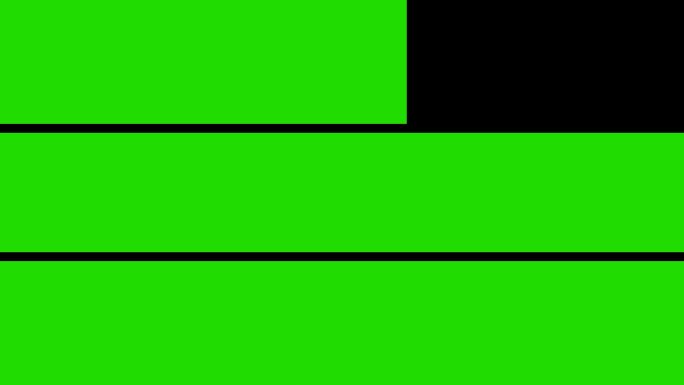 绿色屏幕过渡动画。