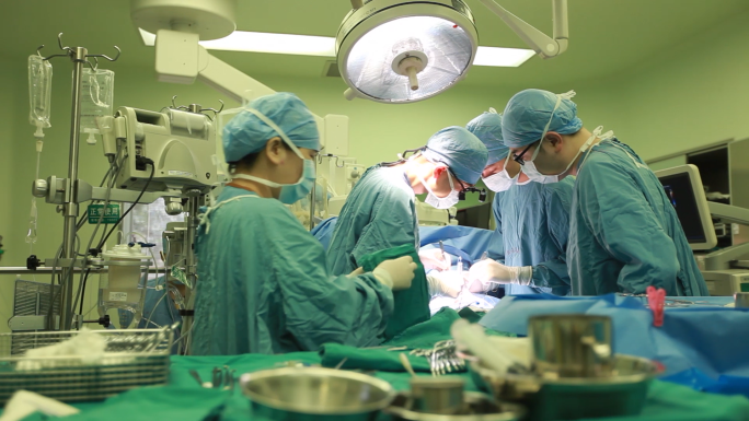 手术室 轨道拍摄手术 外科手术 心外手术
