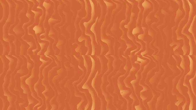橙色背景波纹纹理波浪线发光