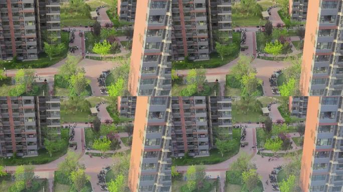 小区内日转夜延时