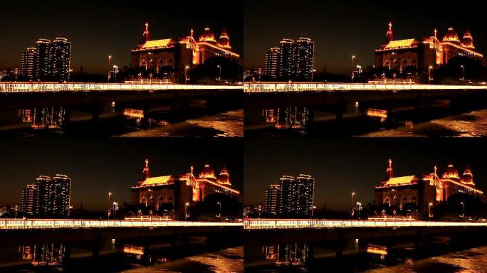 福州 城市 夜景 灯光