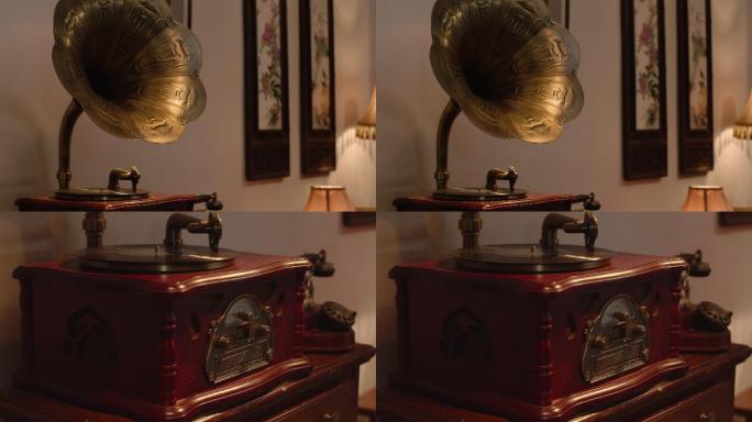 民国 年代 老式留声机 唱片机